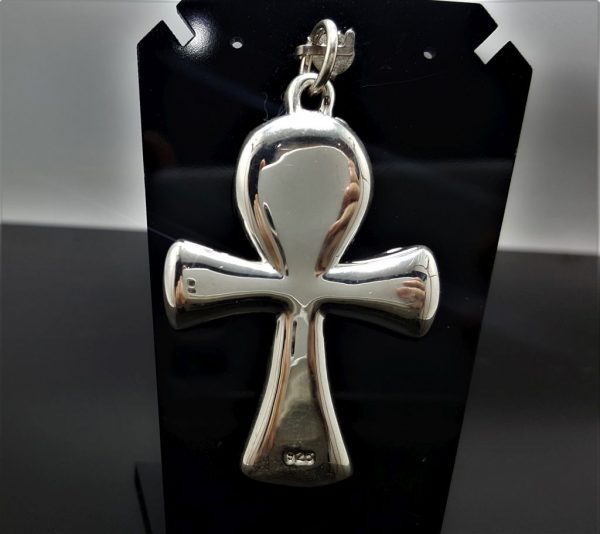 Ankh 925 STERLING SILVER Pendant Egyptian Sacred Symbol of Life Talisman Amulet Good Luck