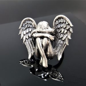 Angel Ring Fairy Elf Butterfly Angel Wings STERLING SILVER 925 Exclusive Gift Silver Talisman