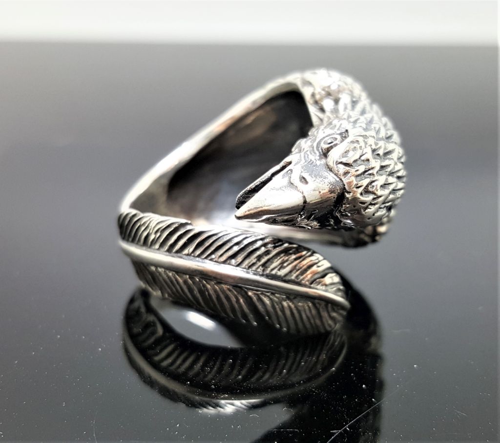 Brass Silver Feather Finger Ring, 19.6 Mm at Rs 149/piece in Jaipur | ID:  23238519688