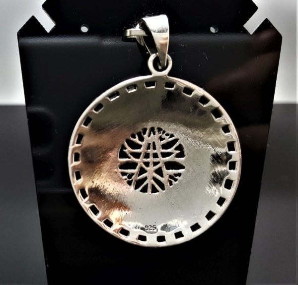 Occult Pendant STERLING SILVER 925 Zodiac Signs Planets Astrology Cosmic Energy Balance Sacred Symbols Talisman Amulet