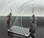 Feather Earrings 925 Sterling Silver Eagle's Feathers American Native Indian