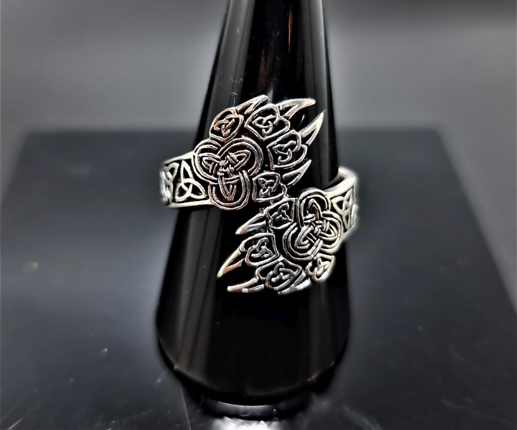 Details about   Bear Paw Ring STERLING SILVER 925 Viking Bear Claw Celtic Knot Sacred Talisman 