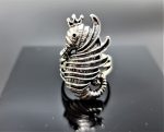 Seahorse Ring Sterling Silver 925 Ocean Sea Horse Nautical Talisman Gift