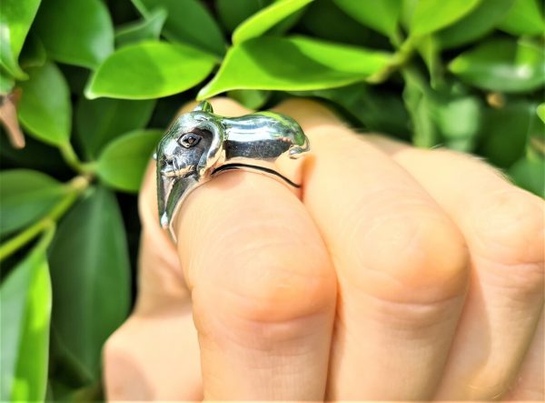 Elephant Ring STERLING SILVER 925 Cute Elephant Exclusive Unique Design