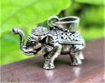 Elephant Pendant STERLING SILVER 925 Animal Africa Good Luck Solid Silver Exclusive Design Gift 9 gr
