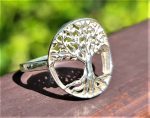 Tree of Life Ring 925 Sterling Silver Sacred Celtic Tree Symbol Energy Balance Universe Powers of Mother Earth Norse mythology