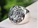 Om Ring 925 STERLING SILVER 925 AUM Om Talisman Protective Amulet Sacred Symbol