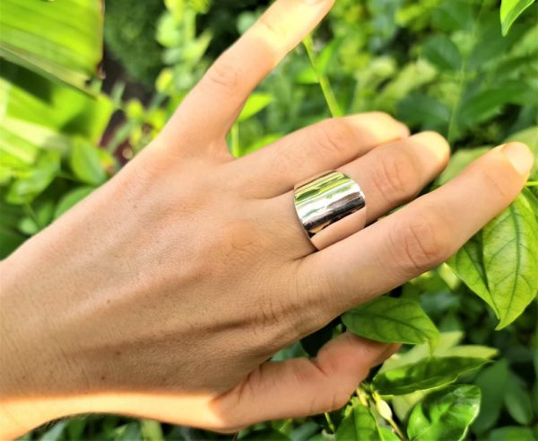 Shield Silver Ring Knuckle Ring STERLING SILVER 925 Modern Stylish Ring Gothic Biker Rocker Exclusive Gift