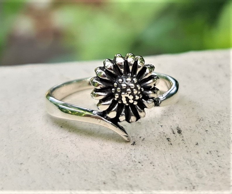 925 Sterling Silver Sunflower Charms Fit Pandora Charms Bracelet