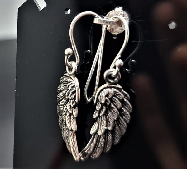 Angel Wings Earrings 925 Sterling Silver