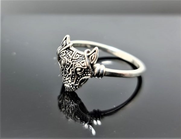 Fenrir Wolf Ring 925 Sterling Silver