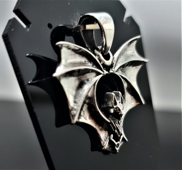 Bat Pendant 925 Sterling Silver