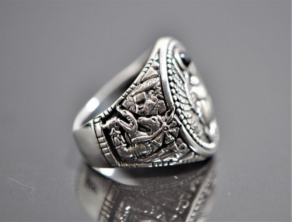 Scarab Ring 925 Sterling Silver