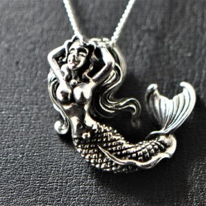 Mermaid Pendant 925 Sterling Silver