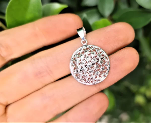 Flower of Life Pendant 925 Sterling Silver