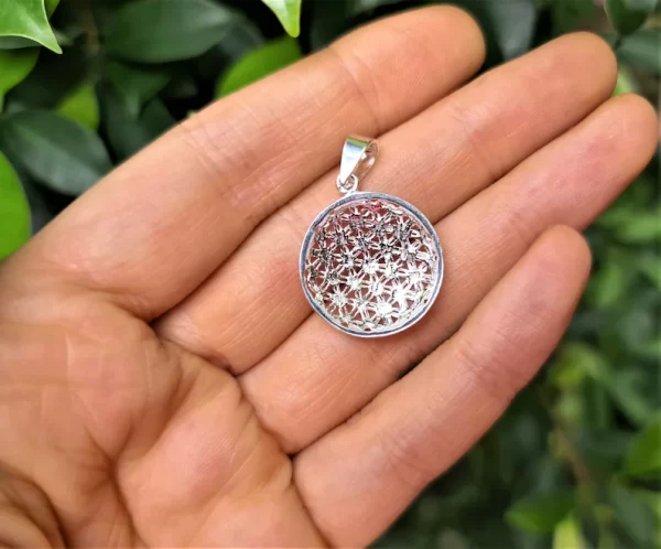 Flower of Life Pendant 925 Sterling Silver