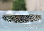 Triquetra Trinity Celtic Knot Bracelet 925 Sterling Silver