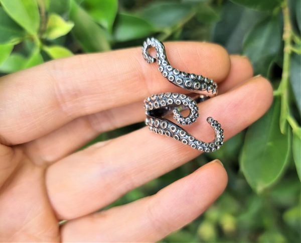 Silver Octopus Tentacle