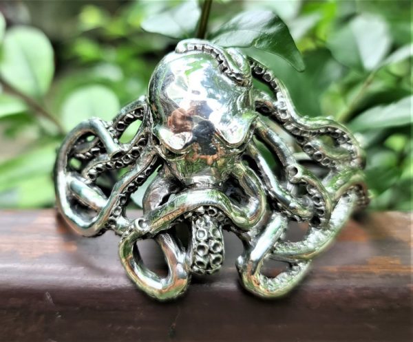 Silver Octopus Bracelet