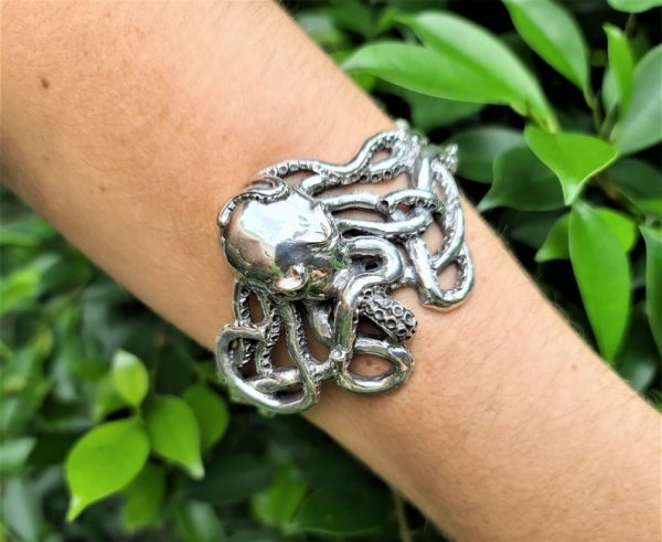 Silver Octopus Bracelet