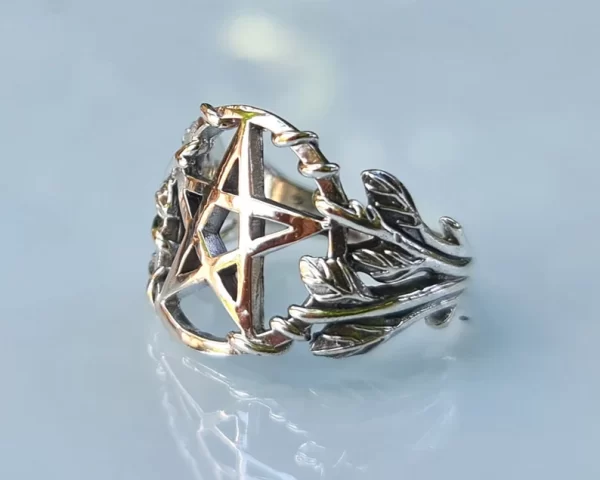 Pentagram Ring STERLING SILVER 925