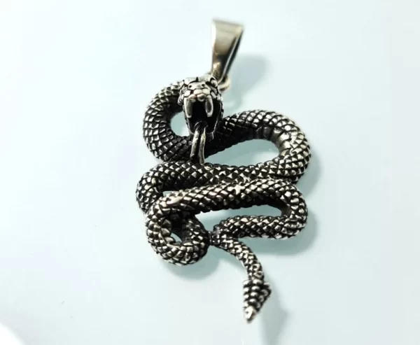 Snake Pendant 925 STERLING SILVER