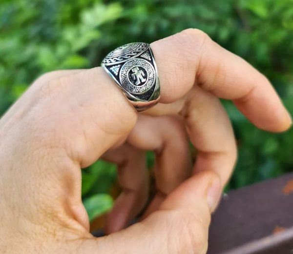 Kokopelli Ring 925 Sterling Silver