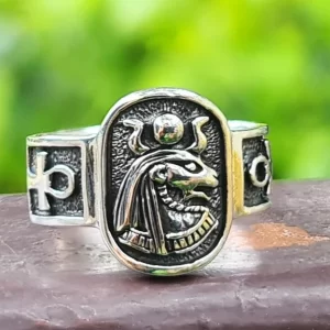 Sekhmet Goddess Ring 925 STERLING SILVER