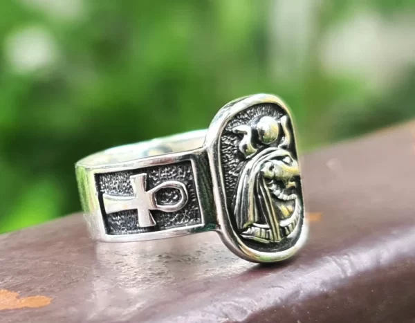 Sekhmet Goddess Ring 925 STERLING SILVER