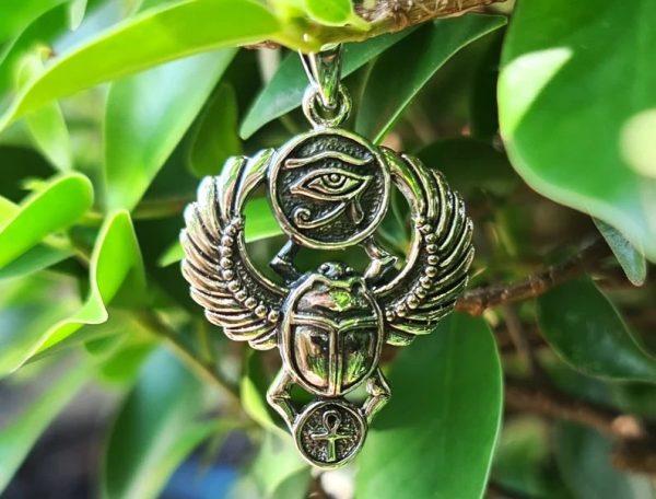 Scarab Pendant 925 STERLING SILVER