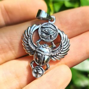 Scarab Pendant 925 STERLING SILVER