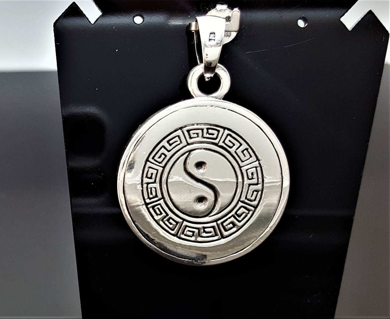 925 Sterling Silver Yin Yang Chinese Horoscope Zodiac Spinning Pendant ...