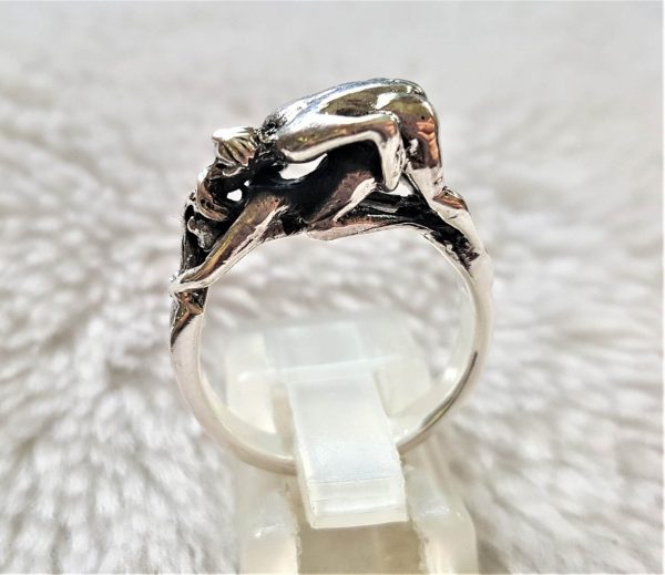 STERLING SILVER 925 Erotic Ring Kama Sutra Sexy Ring SEX Love Man Woman Ring
