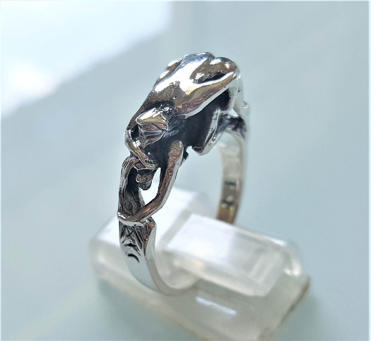 STERLING SILVER 925 Erotic Ring Kama Sutra Sexy Ring SEX Love Man Woman Rin...