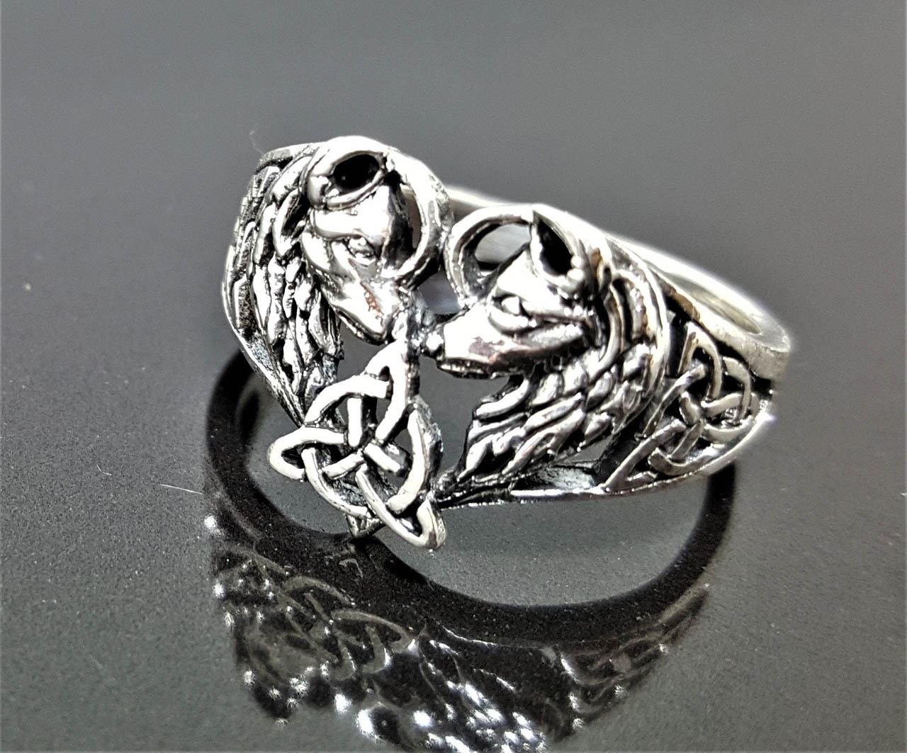 Celtic Phoenix Ring – Celtic Crystal Design Jewelry