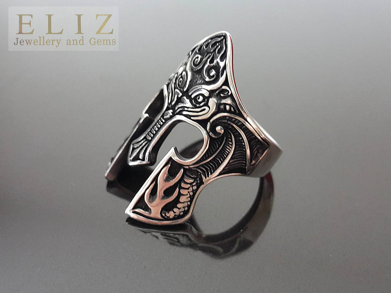 Fantasy series [Wizard Fighter. Salo] 925 sterling silver ring - Shop Ewin  Jewelry General Rings - Pinkoi