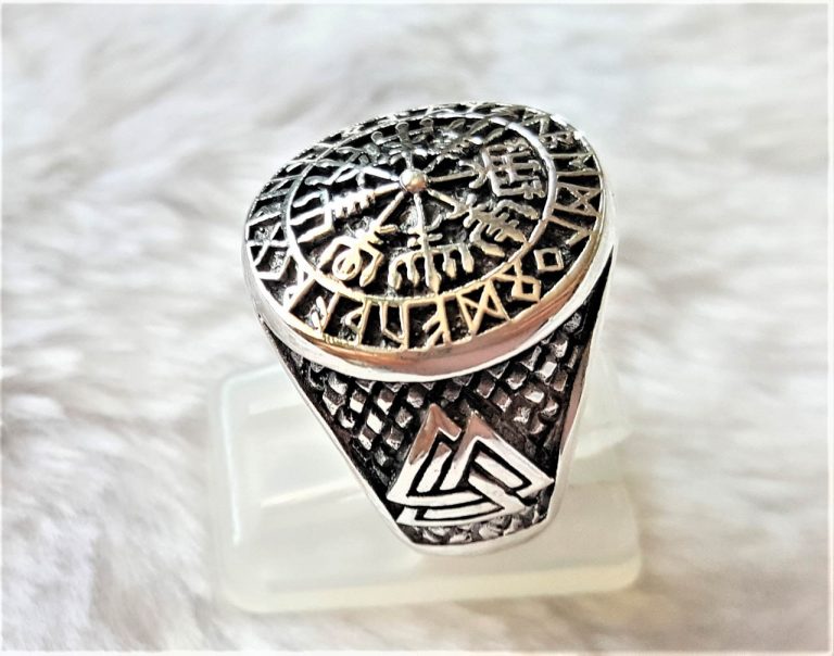 vegvisir valknut ring