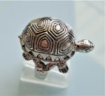 STERLING SILVER 925 Turtle Ring Sea Turtle Ocean Animal Good Luck Gift Totem Animal Talisman Amulet Heavy 16 grams