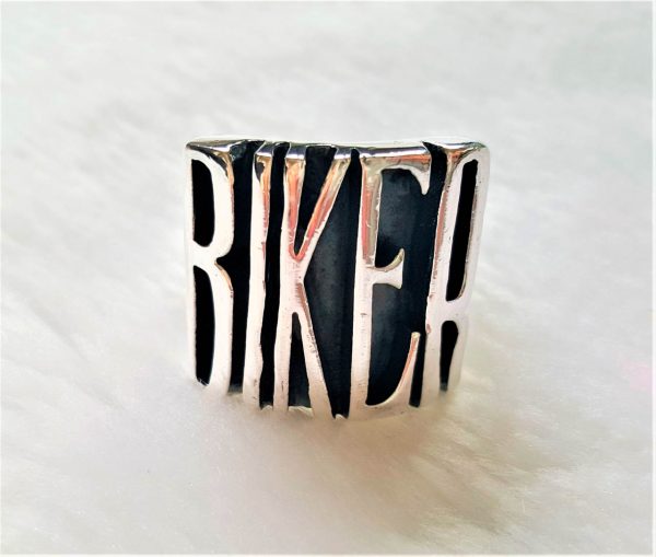 STERLING SILVER 925 Biker Heavy Ring Rocker Handmade Exclusive Design 20 grams