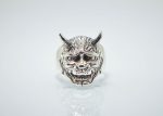 925 Sterling Silver Devils Mask Ring Eliz