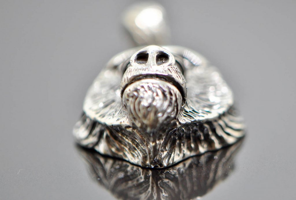 Baboon Pendant 925 STERLING SILVER - ELIZ Jewelry and Gems