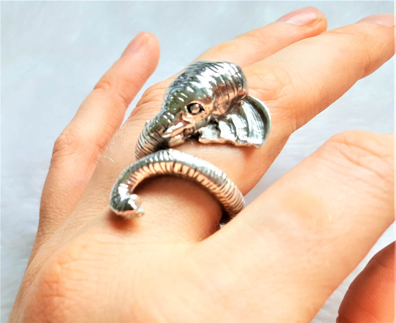 Silver Jewelry Elephant Rings | Elephant Rings Women Silver | Jewelry  Accessories - Rings - Aliexpress