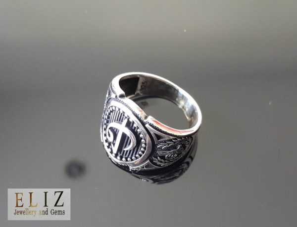 Arabic Solid Sterling Silver 925 Ring Arabic Qur'an Faith  - SIZE 8, 11, 11.5