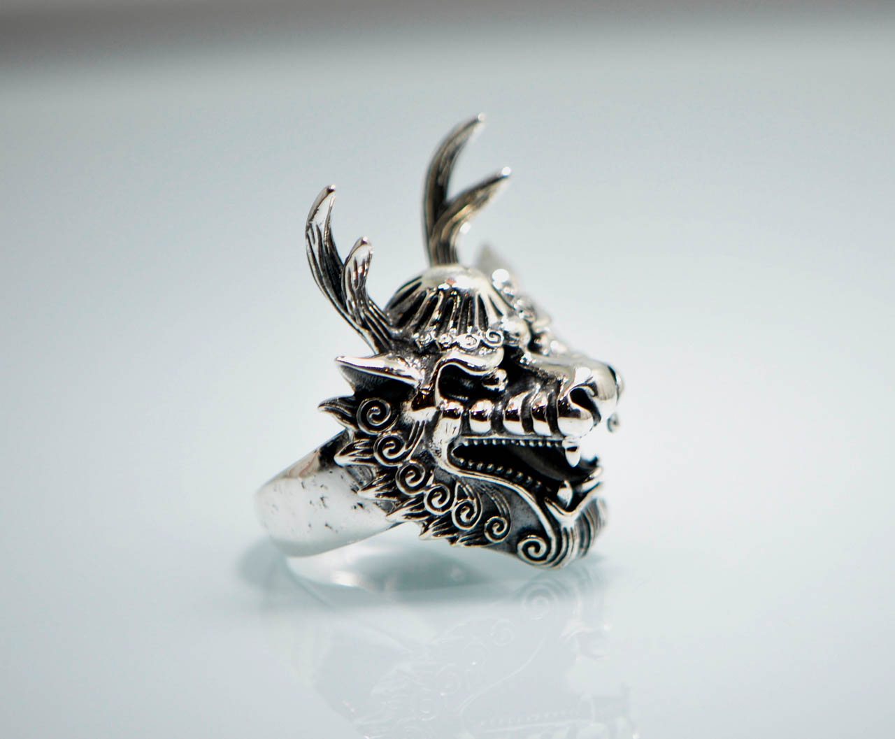 Buy Dragon Ring Men Women, Chinese Dragon Ring, Japanese Dragon Ring  Sterling Silver Fantasy Dragon Ring Dragon Jewelry Oxidized Silver Online  in India - Etsy