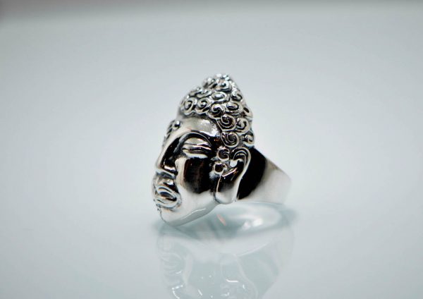 925 Sterling Silver Changing Buddha Ring ELIZ