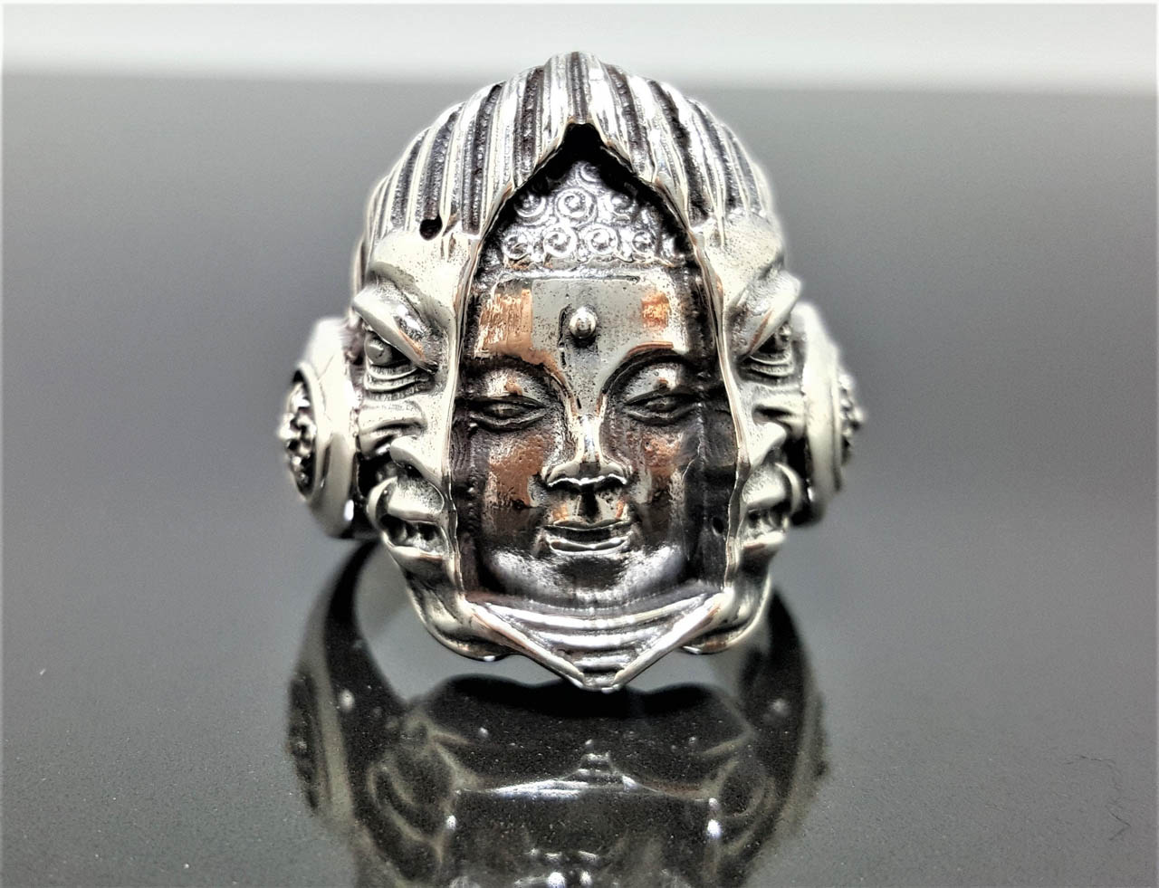 Adjustable S925 Silver Lotus Self Defence Ring Trendy Thai Silver Jewelry  For Women And Men From Redjune, $23.78 | DHgate.Com