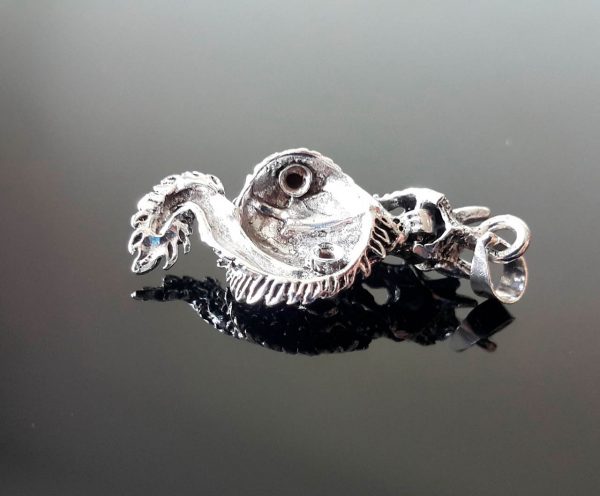 Dragon Sterling Silver 925 Pendant Ancient Creature MOVABLE legs and head