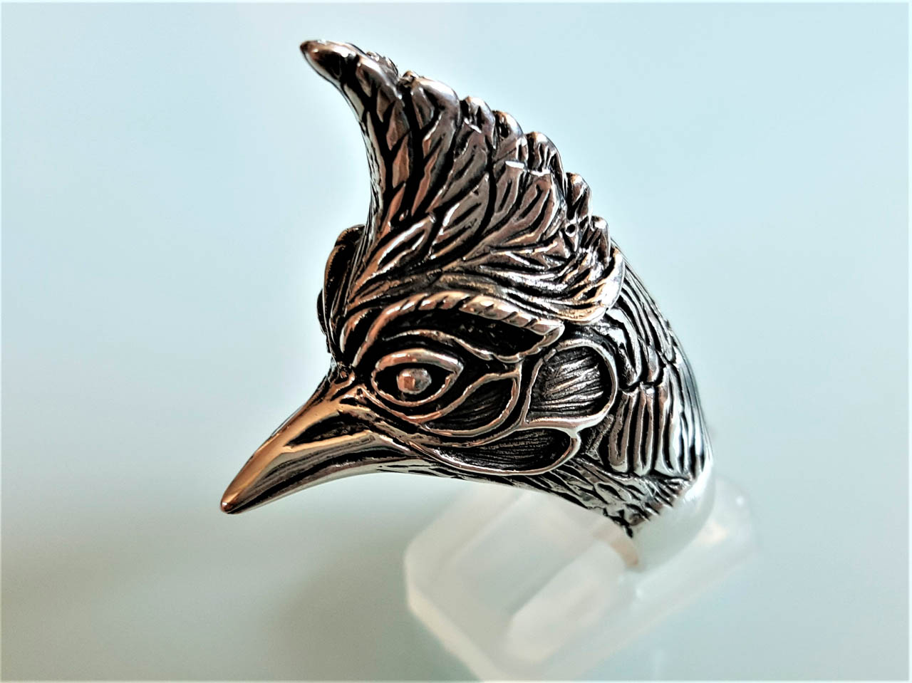 ROOSTER 925 Sterling Silver RING UNISEX Animal Totem Sacred Symbol of ...