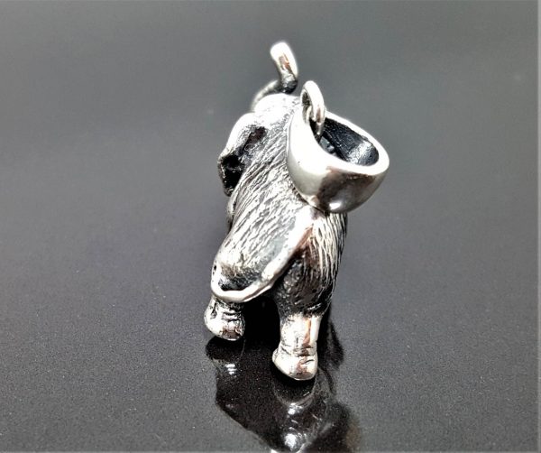 Elephant STERLING SILVER 925 Pendant African Animal Good Luck Talisman Exclusive Design