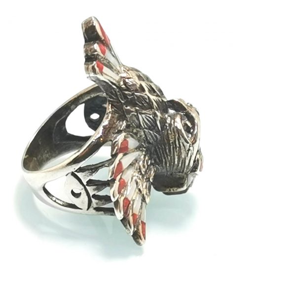 Owl 925 Sterling Silver All Seeing Eye Owl Ring